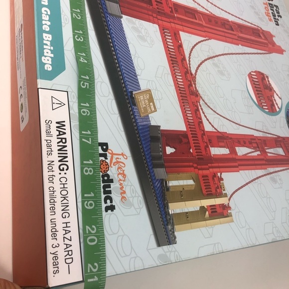 Golden Bridge Fat Brain Toys Brain Bricks Landmark Golden Bridge (San Francisco) - Picture 12 of 13